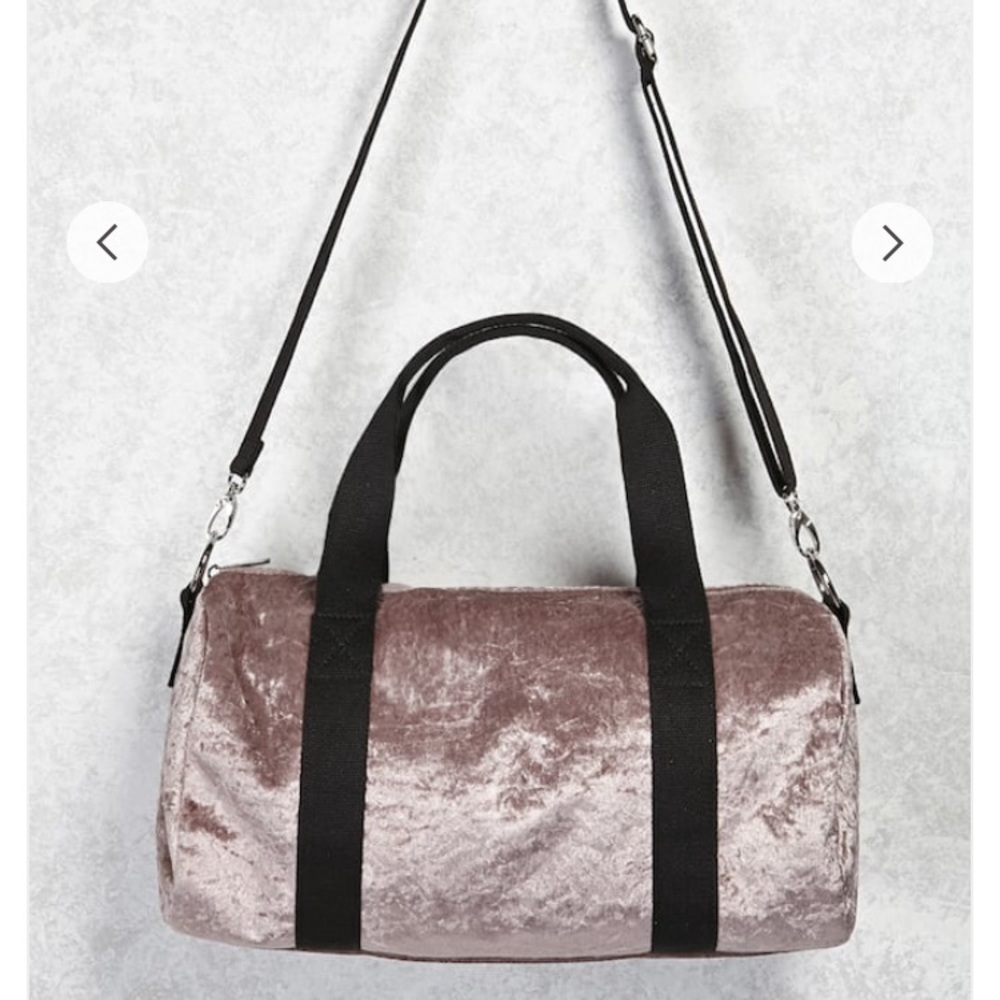 Purple Velvet Travel Bag (duffle)